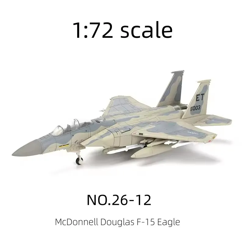 F-15 Kampfjet-Modell im Maßstab 1/72, DIY-Bausatz, Militärflugzeug-Dekoration für Zuhause und Büro, Mini-Flugzeug-Display, Geschenk – Detail 6