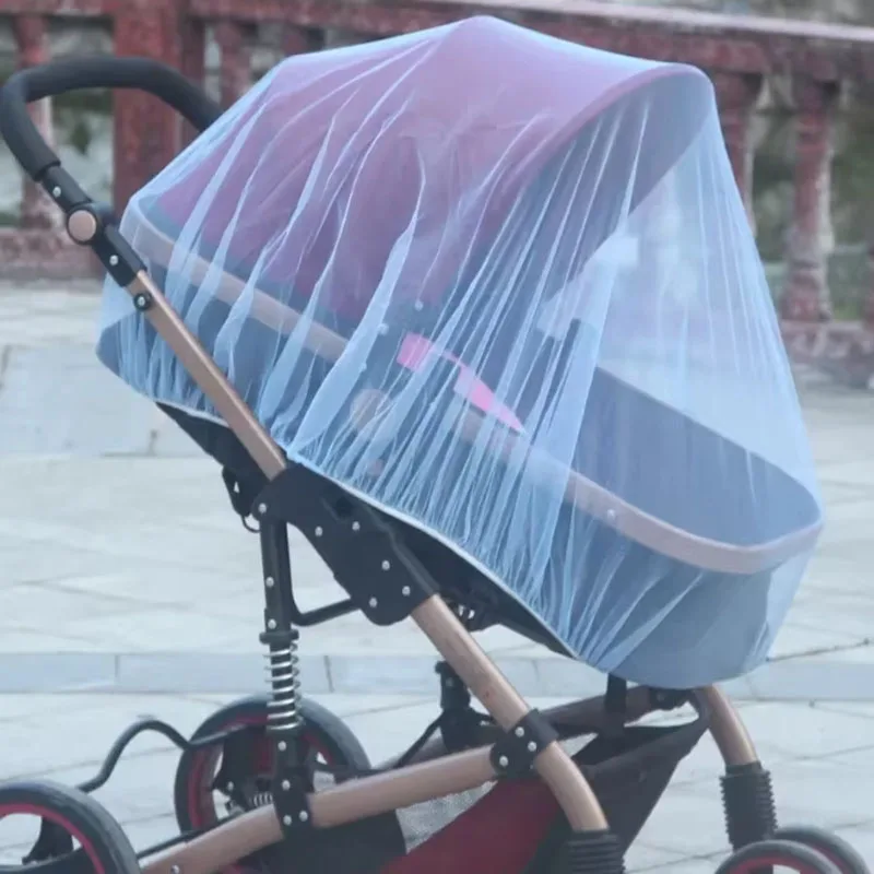 Baby Stroller Mosquito Net Summer Infant Carriage Insect Shield Net Baby Pushchair Cart Safe Protection Mesh Mosquito Nets