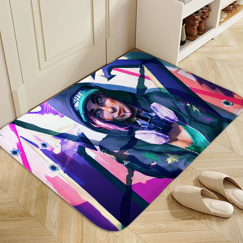 

Bath Mat A-Fortnites Kitchen Carpet for Bedroom Room Decorating Items Washable Non-slip Rug Aesthetic Carpet Entrance of House