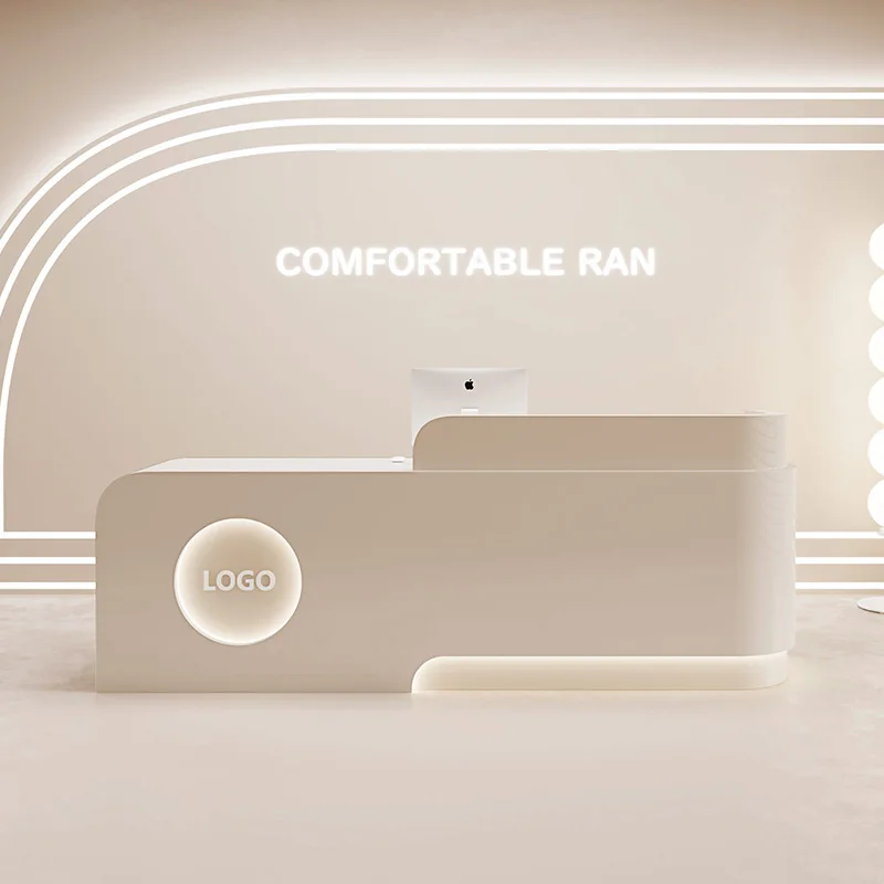 

Commericial Counter Reception Desks Welcome Service Industrial High Quality Reception Desks Promotion Drawers Bureau Furniture
