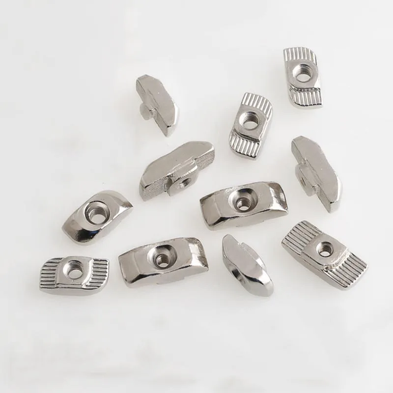 T Slot Nut M3 M4 M5 M6 M8   Hammer Sliding Head 3D Printer Parts Fastener Connector 2020 3030 4040 Aluminum Profile