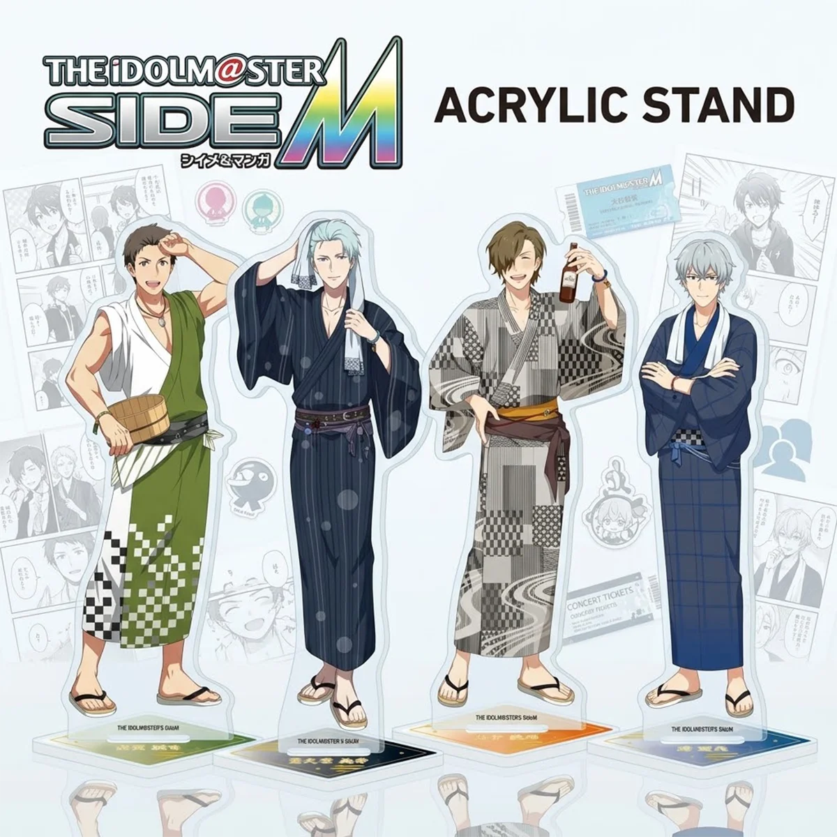 Anime THE IDOLM@STER SideM SIDEM 15cm Acrylic Stand Combo Halloween Present Table Display Otaku Ornament Keychain
