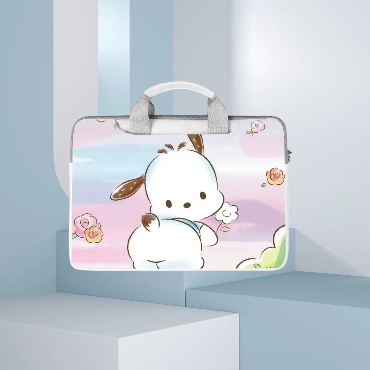 

Cartoon Pachacco Hello Kitty Kurome Laptop Bag 13 14 15 15.6 16 Inch Laptop Sleeve for Macbook Computer Handbag Storage Bag Gift