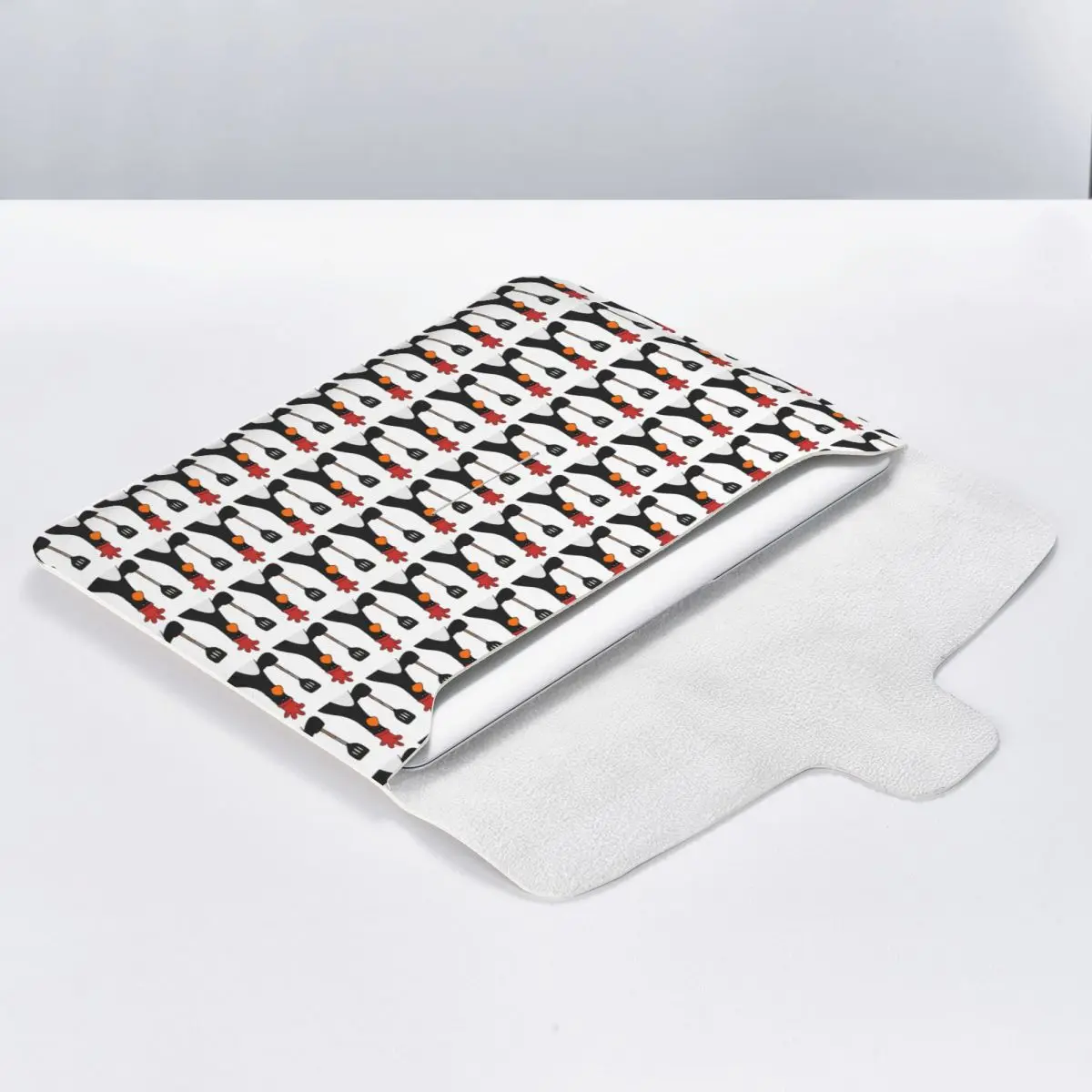Feathers McGraw - Kitchen Spatula PU Leather Horizontal Laptop Sleeve Shockproof Soft Lining Notebook Case 13 Inch