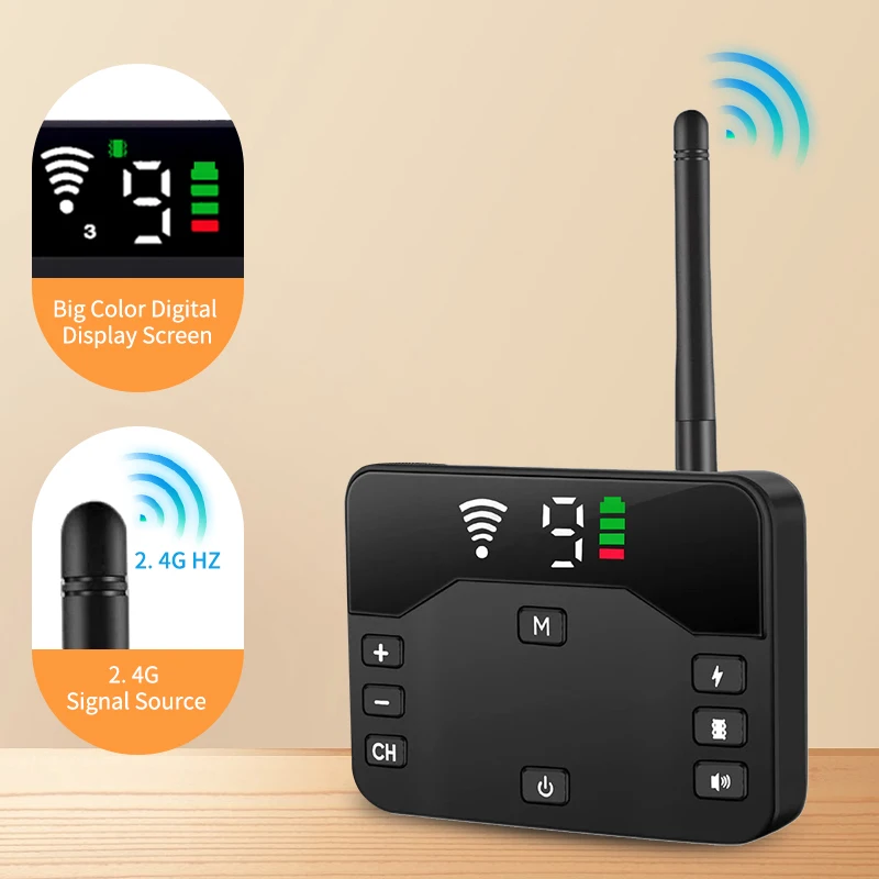 2-in-1 kabelloser elektrischer Zaun für Hunde und Elektroschocker, Trainingshalsband mit Fernbedienung und verstellbarem Piepton, Vibrationsschock, wiederaufladbar – Detail 7