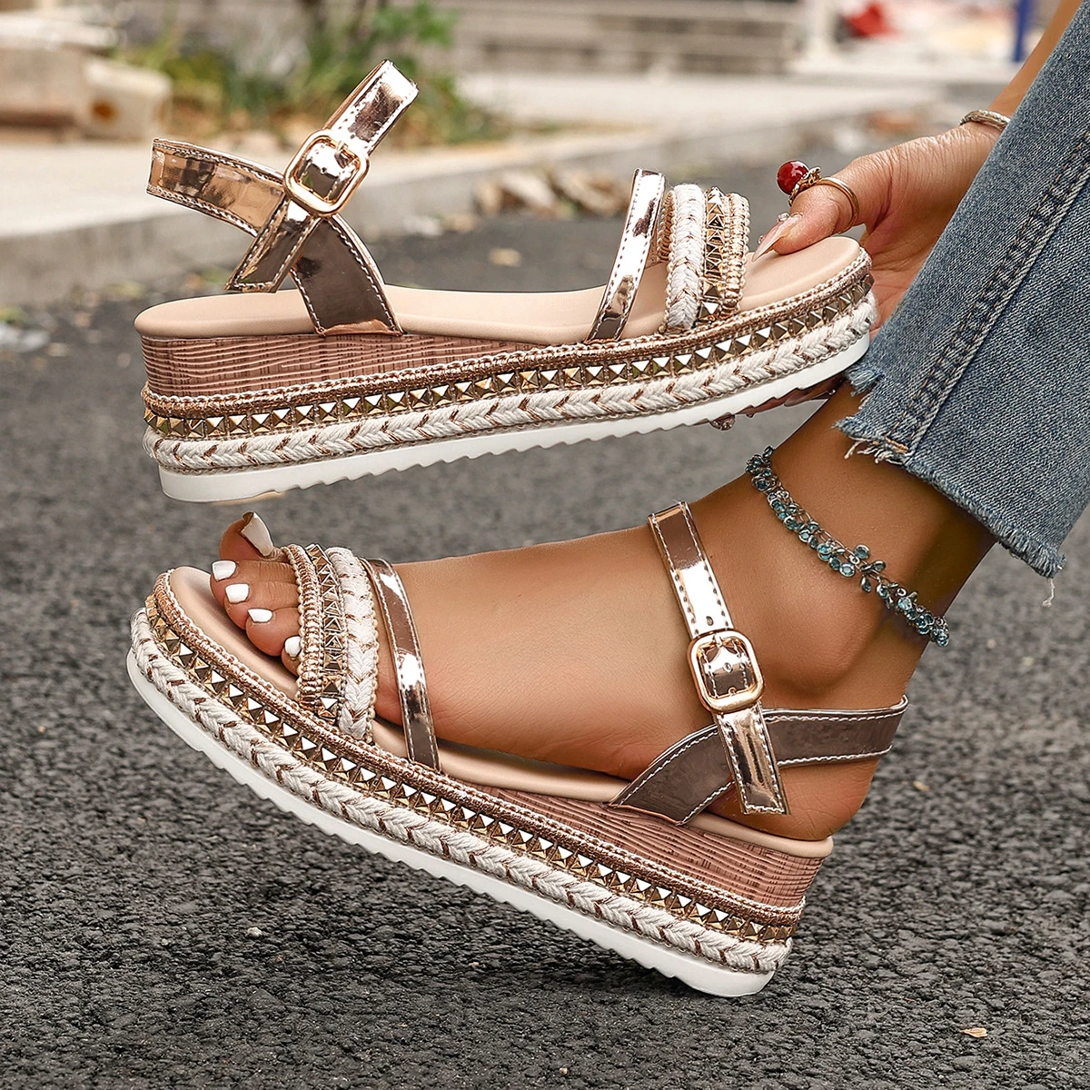 Summer Clothing Colors 2026 - Platform Kadın Sandaletleri 2026 Yazlık Dolgu
