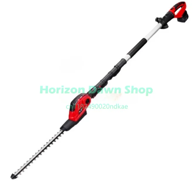 Extended Pole Electric Hedge Trimmer: Rechargeable Telescopic High-Altitude Pruner for Garden Greenery
