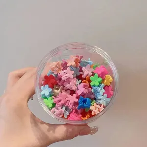 50 parça minimalist, katı çene, saç, mini, sevimli, muz klip, karikatür şapkalar, kaymaz aksesuar için stil saç - 8 kısa saçlı en çok satan kanca-no. 5