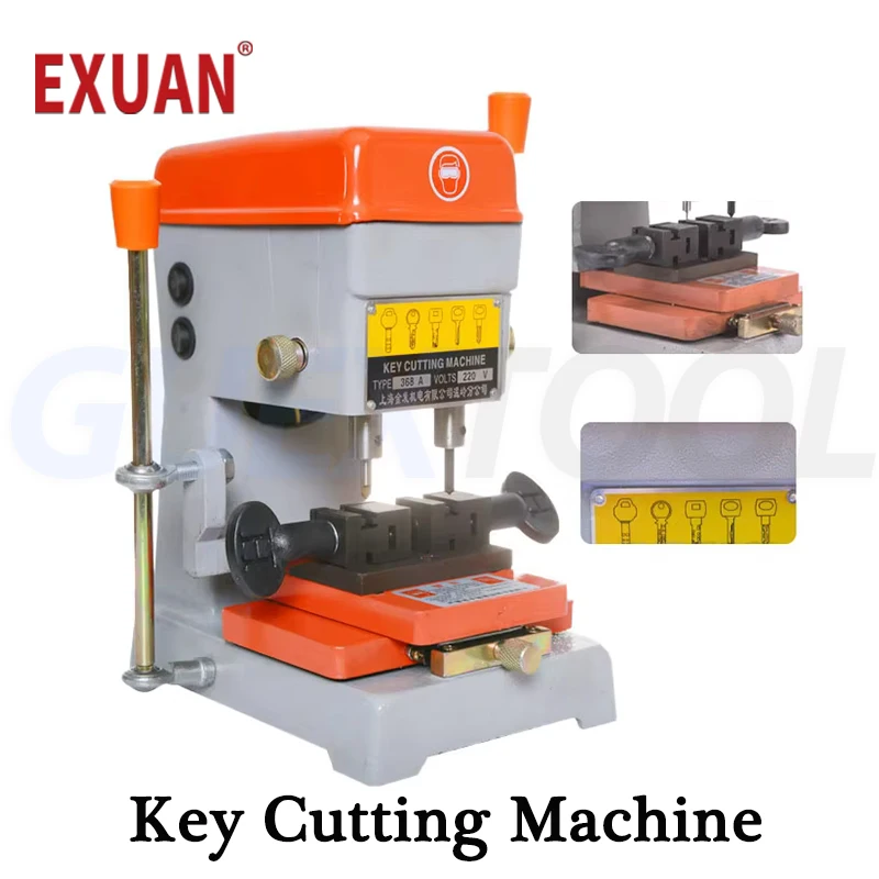 Vertical Key Cutting Machine Accurate Car Key Duplication Tool Manual Punching Key Copying Machine Locksmith Exclusive Equipment