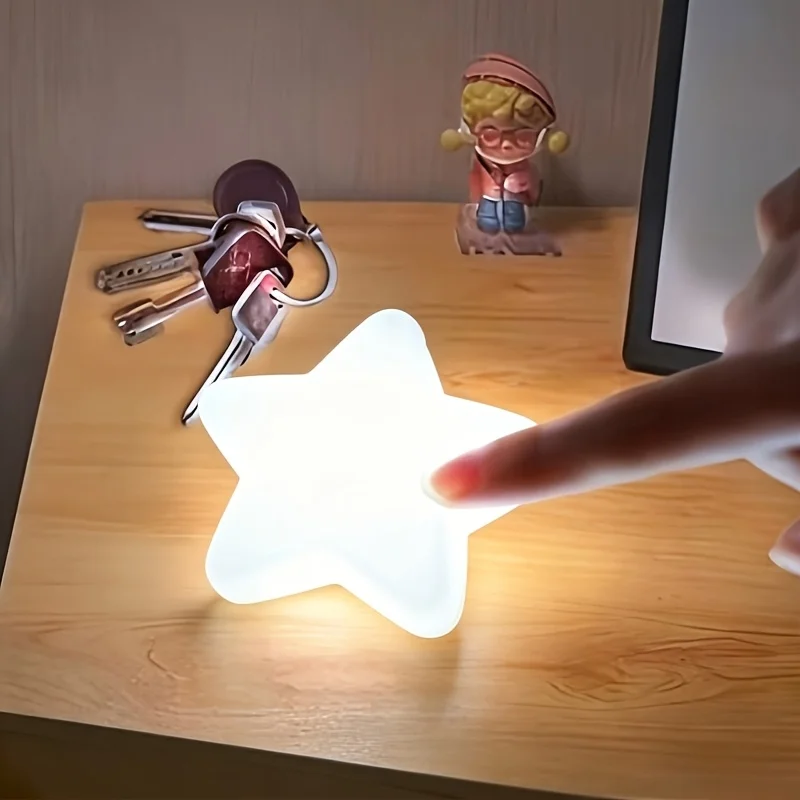 Touch‑Sensor Cat Paw LED Bag Light, Automatic Cloud‑Shaped Kitten Claw Lamp, Portable Purse Backpack Handbag Interior Light