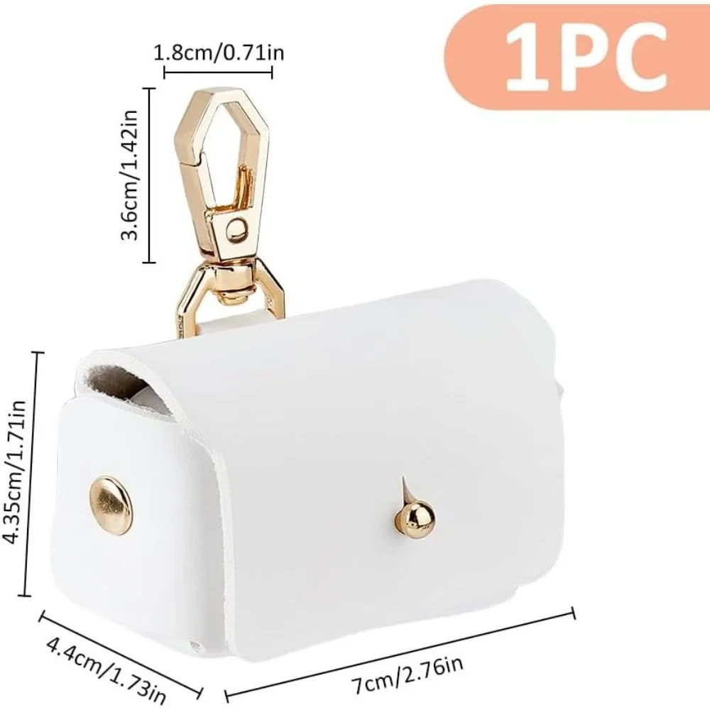 White Dog Ring Bearer Holder Leather Pillow Box for Pet Collar Wedding Pouch Gift for Proposal Engagement Supplies