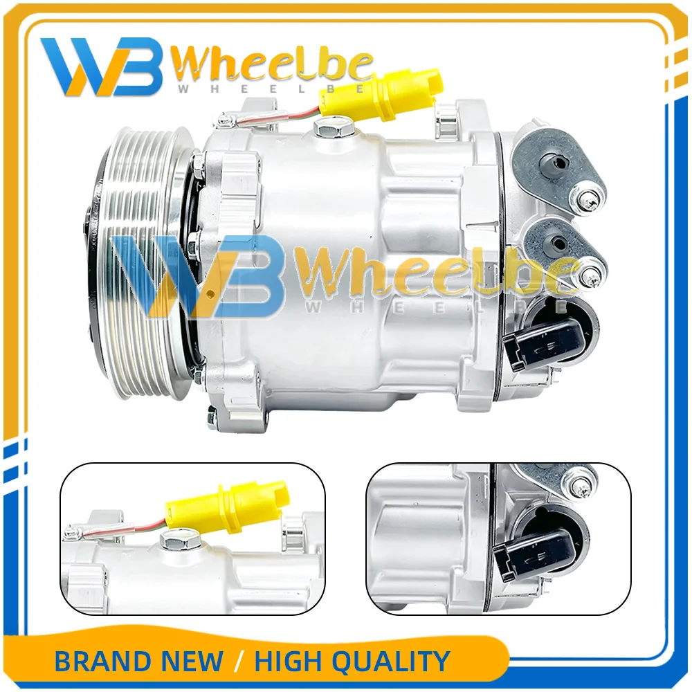 NEW AIR CONDITIONING AC COMPRESSOR 9800849780 FOR PSA 00006453WT 9663315680 9660555580 9650985580 6453WV 00006453QS 00006453QY