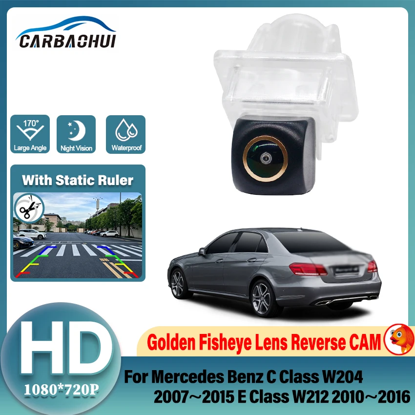 170 Degree HD 1080x720P Car Rear Camera For Mercedes Benz C Class W204 2007~2015 E Class W212 2010~2016 Parking Reverse Camera
