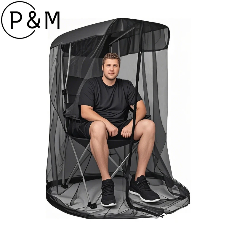 

Outdoor Swing Chair Mosquito Net, Garden Patio Shade Gauze Cover, Easy Install Fishing Travel Canopy