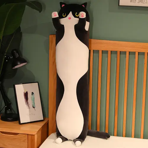 50/70/90/110/130cm Funny Cute Soft Long Cat Plush Toys Pause Office Nap Pillow Bed Sleep Home Decor Doll for Kids Girl Gift - Image 7