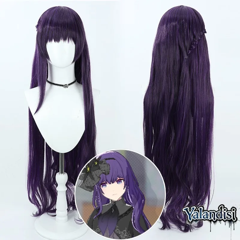 Yalandisi& Project SEKAI Colorful Stage Mafuyu Asahina Cosplay Wig Halloween Party Prop Synthetic Hair Heat Resistant Fiber Wigs