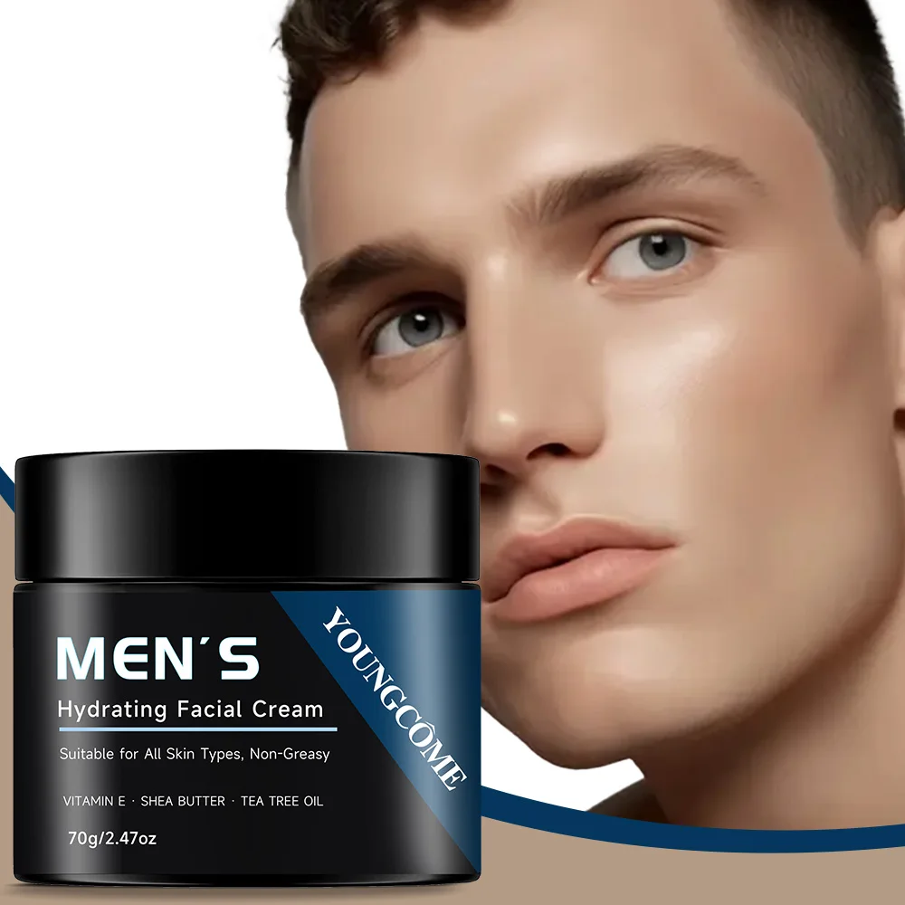 Crema reafirmante de Retinol para hombres, eliminador de arrugas de colágeno para crema hidratante, blanqueamiento, crema de noche iluminadora antienvejecimiento