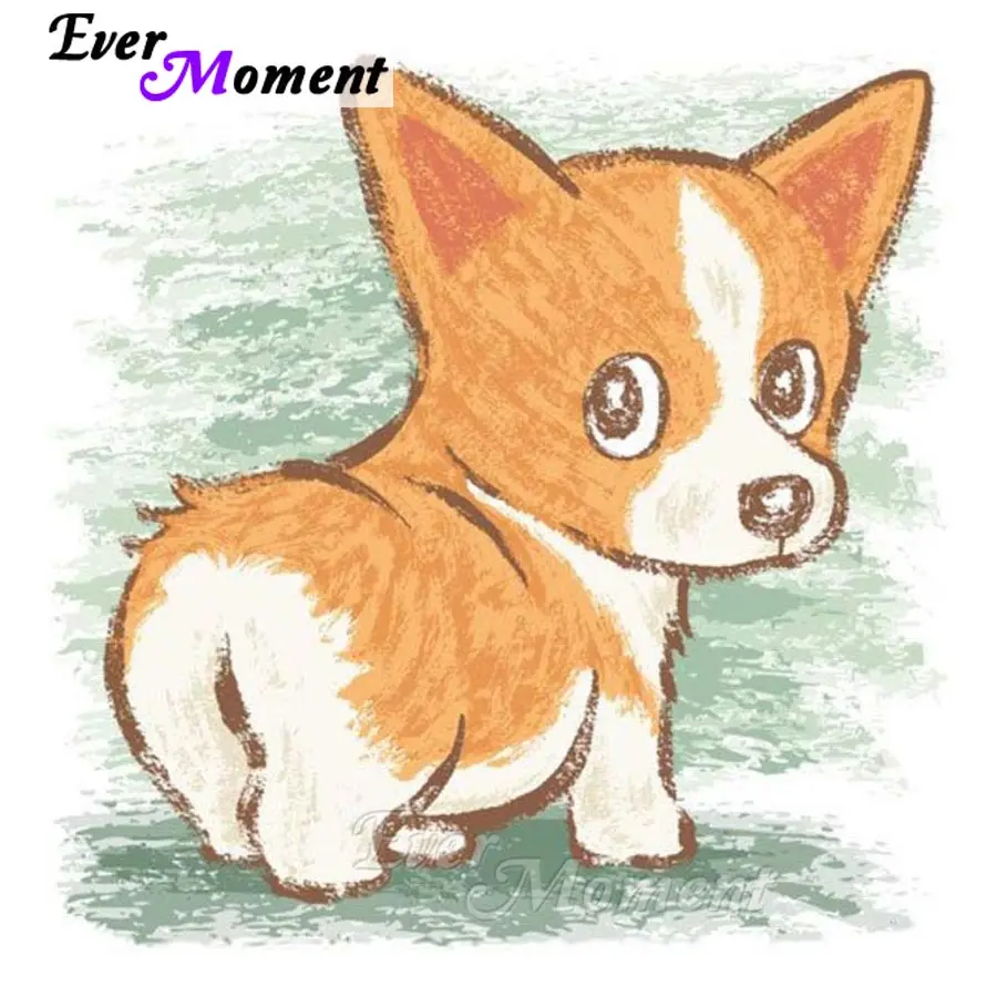 

Dog Animal 5D DIY Ever Moment Diamond Painting Cross Stitch Embroidery Home Decorations Full Square Round ASF1309