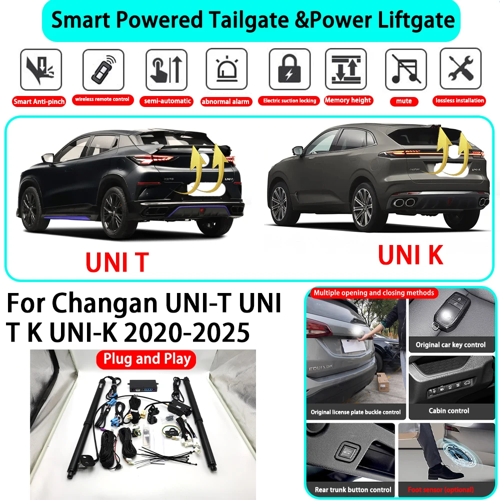 

﻿for Changan UNI-T UNI T K UNI-K 2020-2025 OEM Smart Automatic Powered Tailgate Electric Power Tailgate Lift Kit Key Close