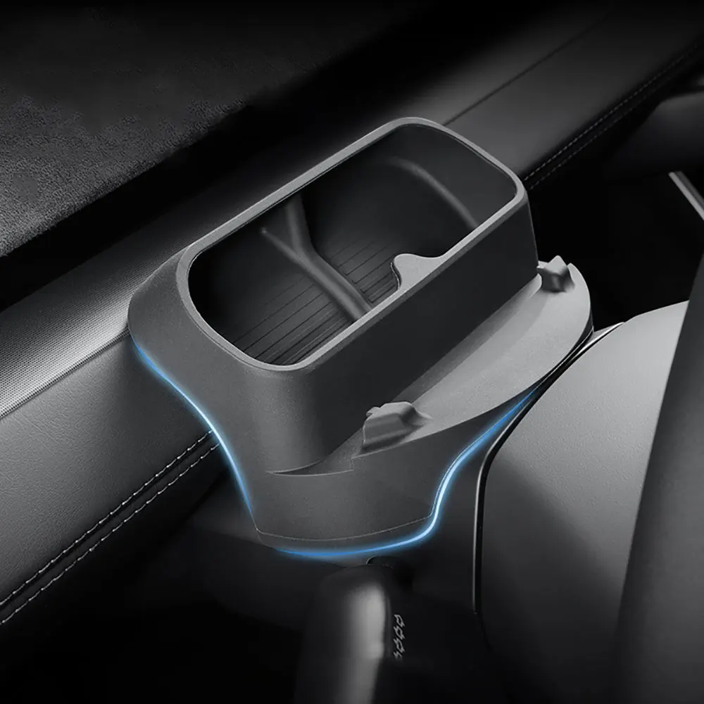 

Силиконовый держатель для телефона подходит для Tesla Model Y Juniper 25-26, Hud Display, задние органайзеры, солнцезащитные очки на руле с коробкой для хранения