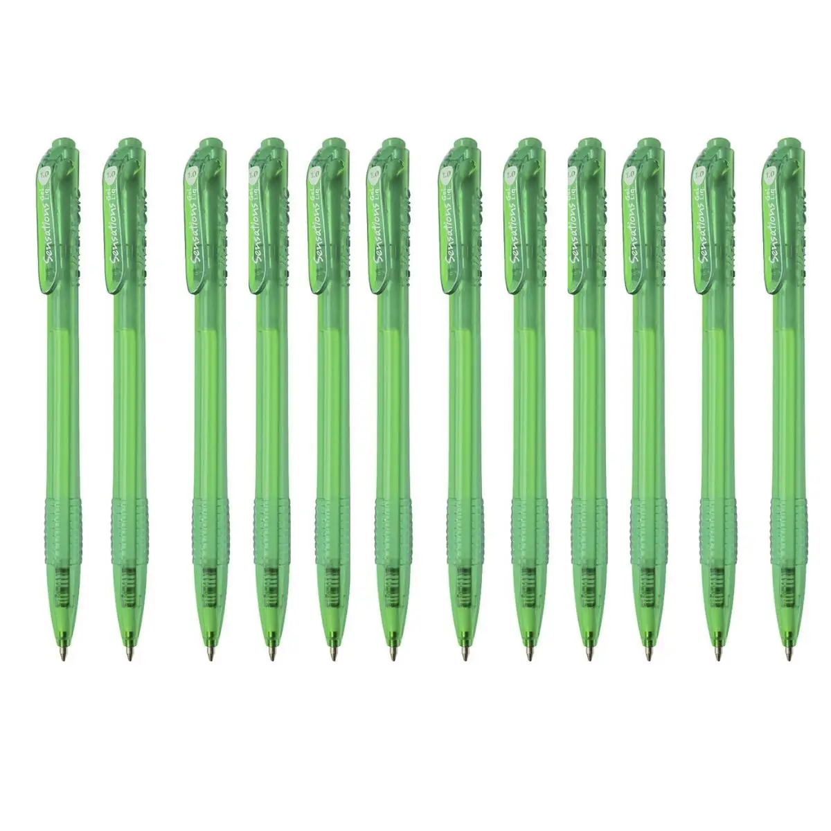 12 PCs Green Sensations 0,7mm Spherographic Pen