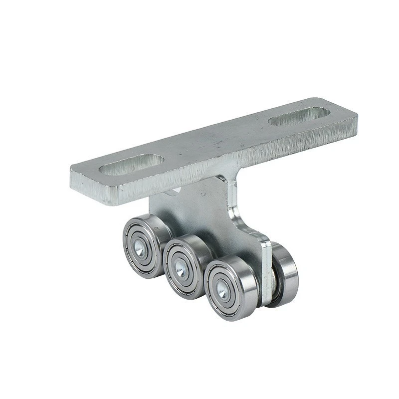 

Wheel Push-Pull Pulley Track Pulley Assembly Hardware T Type Pulley Assembly 6-Wheel Trolley Assembly