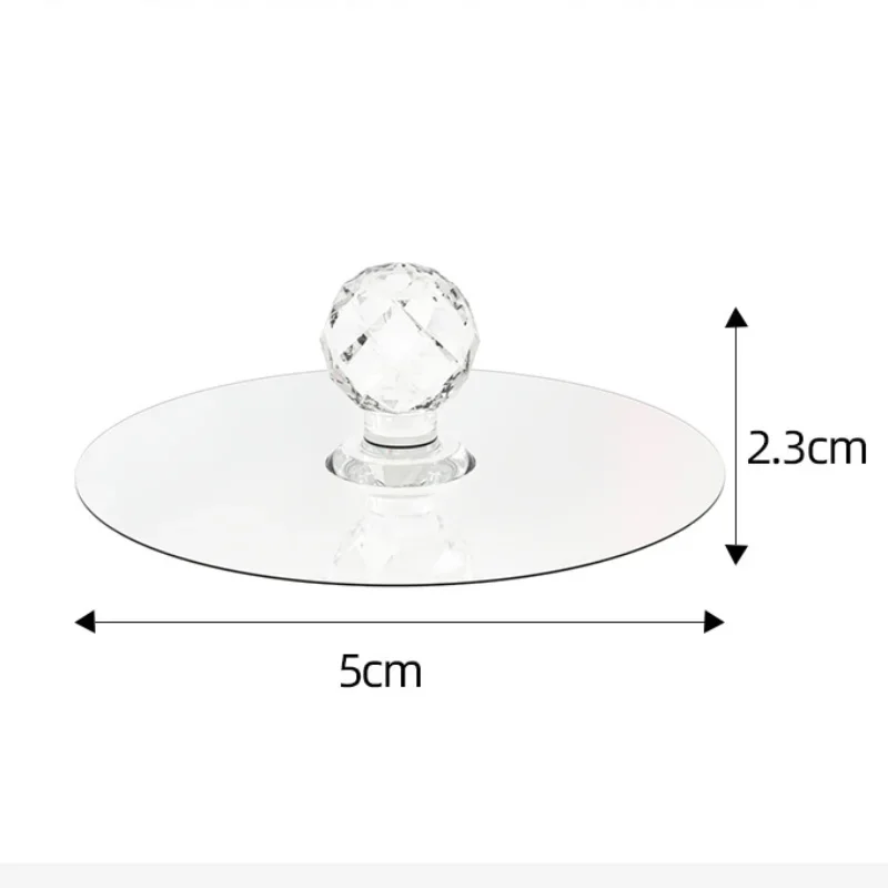 2/10 قطعة مقابض أدراج خالية من اللكمات ذاتية اللصق مقبض كابينة المطبخ الأثاث خزانة مضمد نافذة الباب دفع مقابض سحب #6