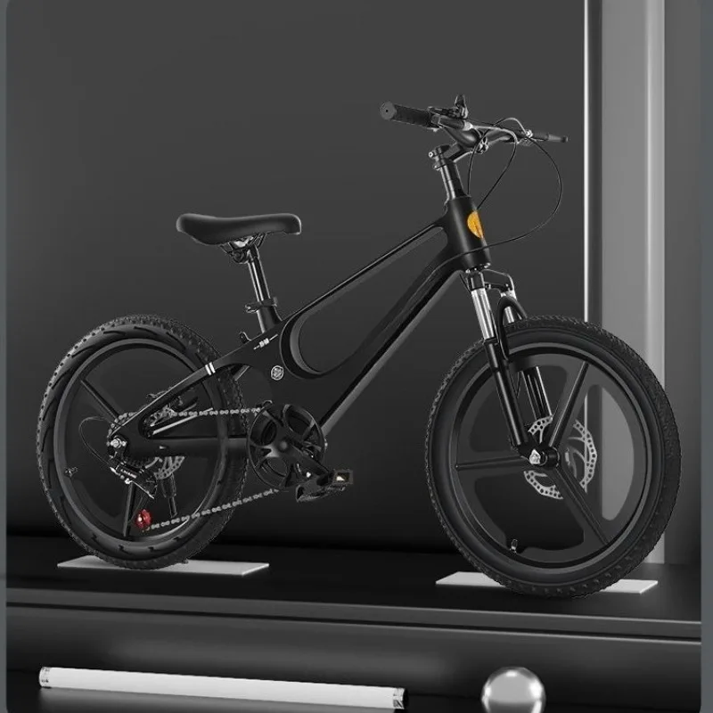 

Children's bicycle boys and girls magnesium alloy mountain bike 18 inch student variable speed middle and older children's disc