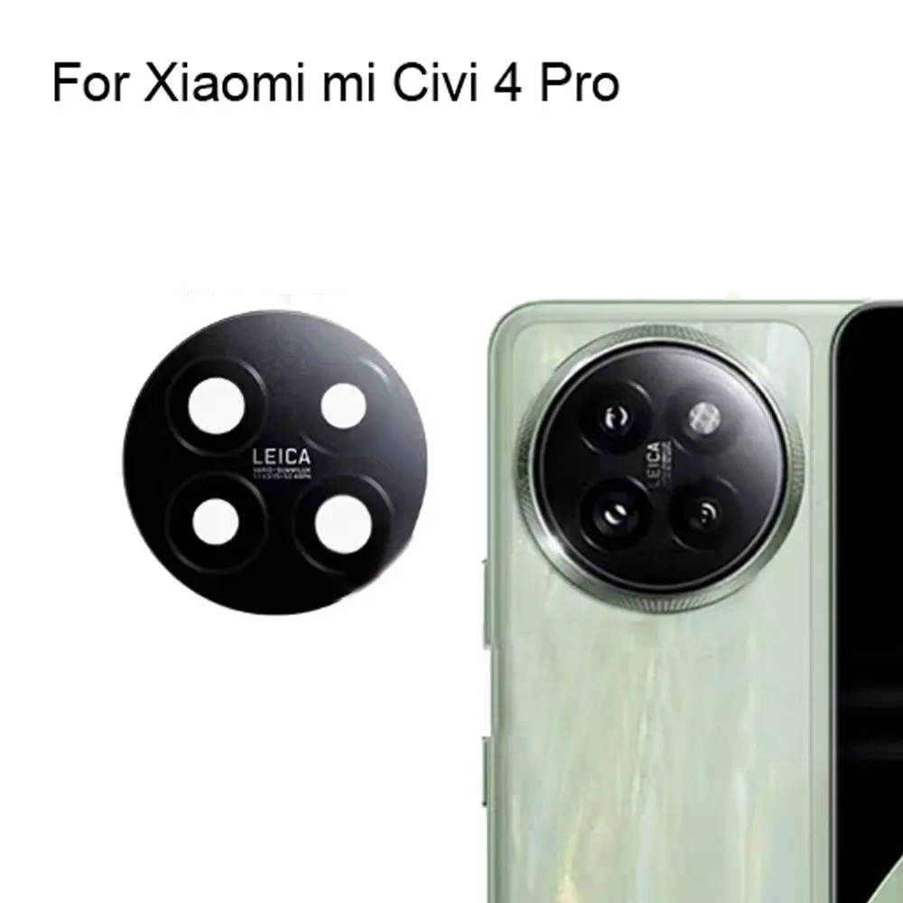 For Xiaomi mi Civi 4 Pro Back Rear Camera Glass Lens test good For Xiaomi mi Civi4 Pro Replacement Parts