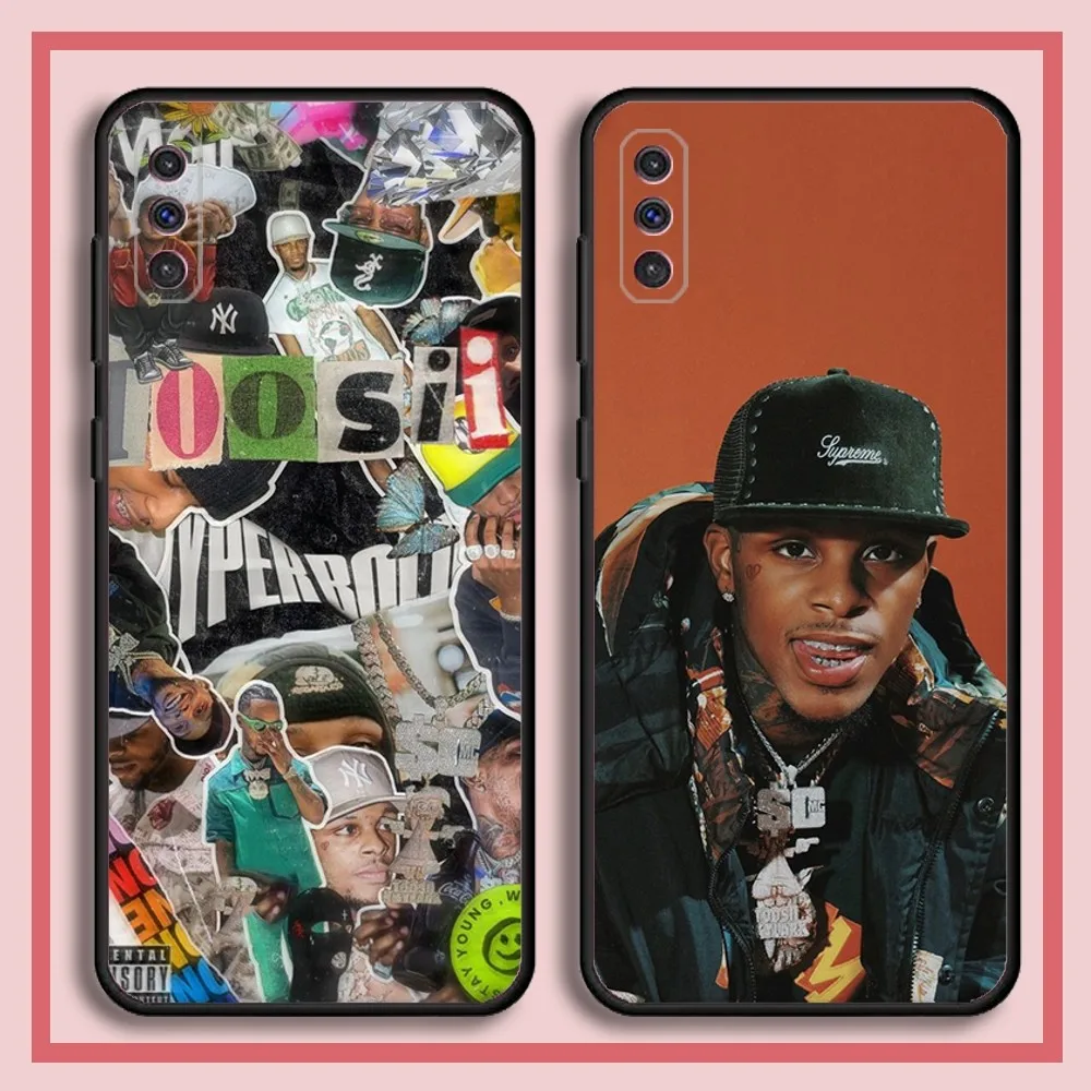 Toosii American Rapper Phone Case For Samsung S23,23,22,30,21,10,9,Note20 Ultra,Lite,Ultra,5G,Plus,FE,Black Soft Case