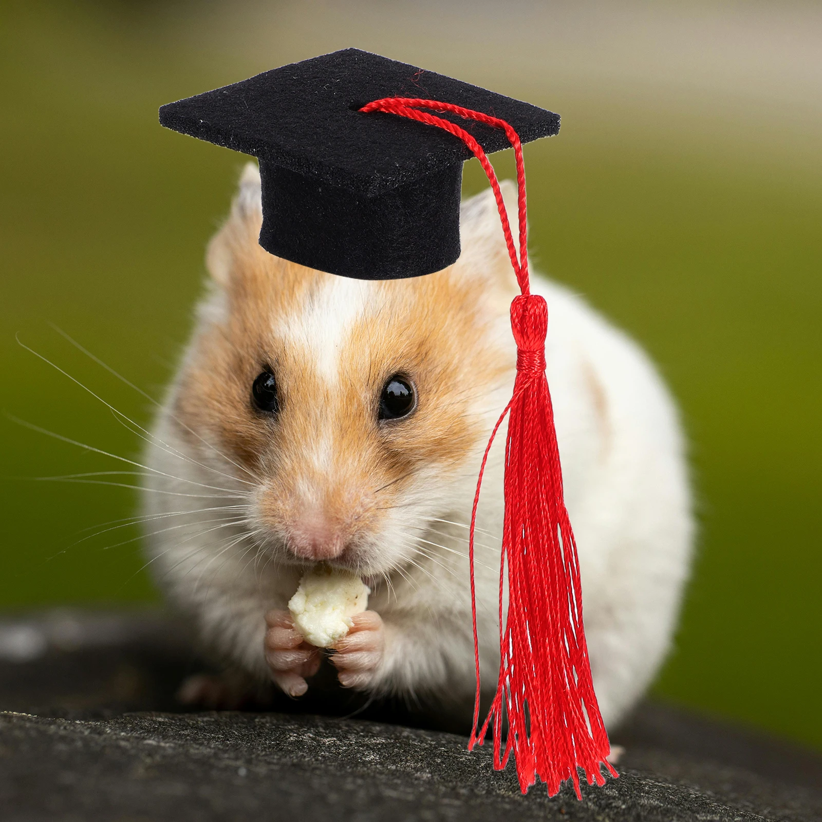 

Hamster Graduation Cap Cute Pet Hats Photo Shoot Decorative Tiny Animal Costume Dr Hat Durable Canvas Small Pets Accessories