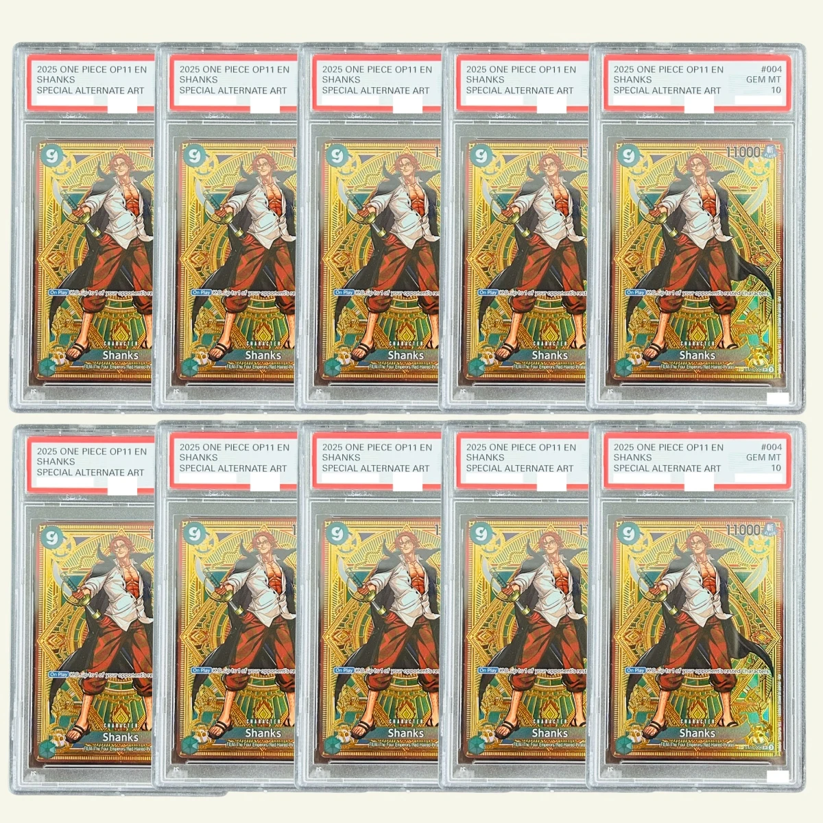 One Piece ST18-005 Luffy-Tarou English Holographic Texture DIY Cards Collectible Grade Classic Anime Game Collectible TCG Cards view 3