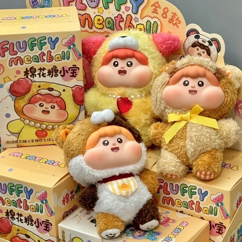 

New Arrival Meatball Marshmallow Little Box Toy Series Blind Box Cartoon Anime Figure Ornaments Collectible 38 Doll Toy Girl Gif