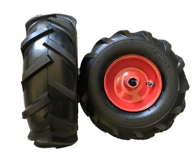 13 inch herringbone inflatable wheel  * 5.00-6 micro tiller tractor pneumatic tire   rubber scraper