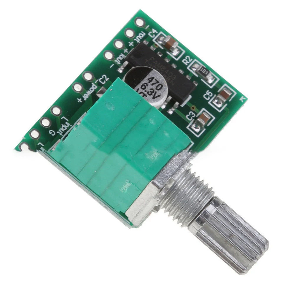 DIY Kit 29.5*20.2*15mm PAM8403 Module Compact Design High-quality Sound Long-lasting Performance 1.6mm Fiberglass Board