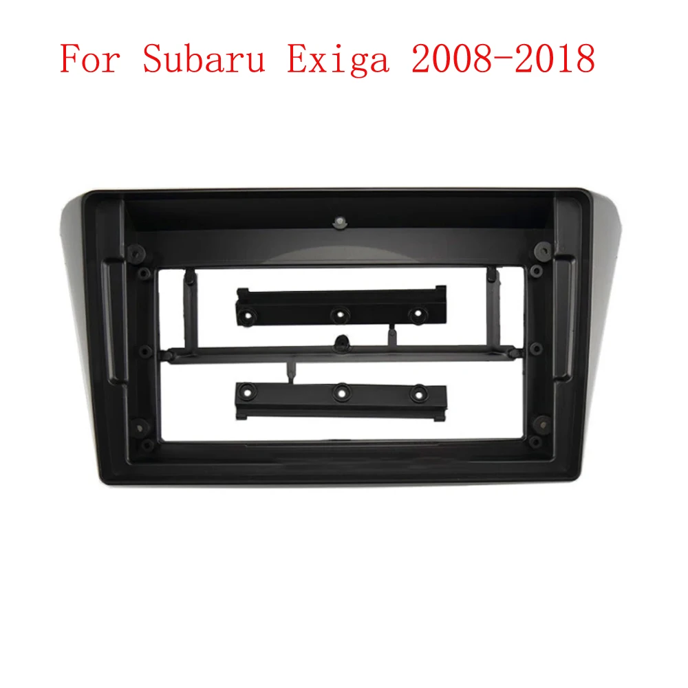 Car Accessoires Radio Fascias Frame For Subaru Exiga 2008-2018 9 inch 2DIN Stereo Panel Android Radio Dash Fitting Panel Kit