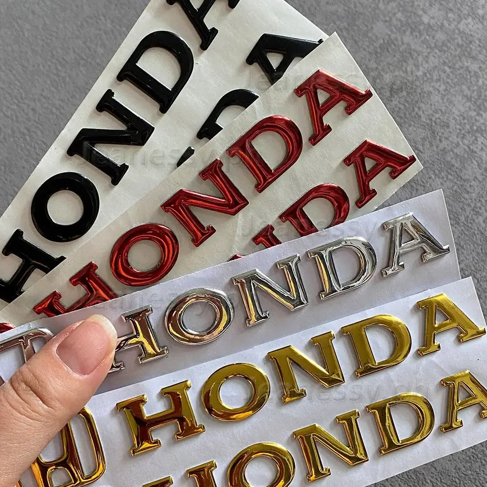 Honda Motorcycle Stickers for Honda Logo Soft Adhesive Stickers, Waterproof Car Stickers, Modified Accessories, Letter Stickers