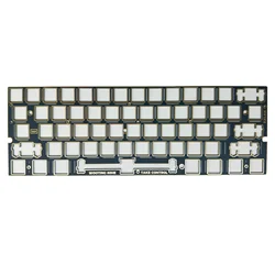 Wooting 60HE keyboard FR4 Plate with immersion gold processing treatment ( for plate-mount stab )