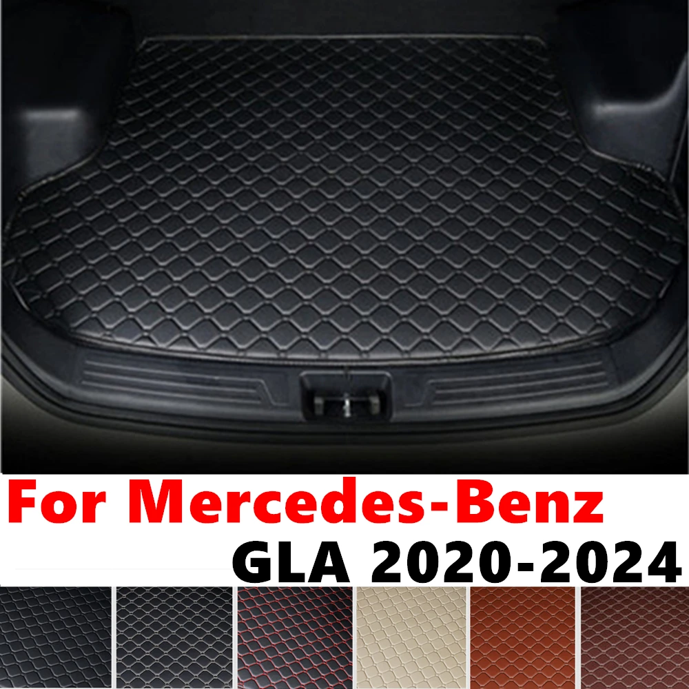

Коврик для багажника автомобиля Mercedes-Benz GLA 2024 2023 2022-2020, задний коврик для груза, аксессуары для интерьера, Задний лоток для багажника, коврик для багажа