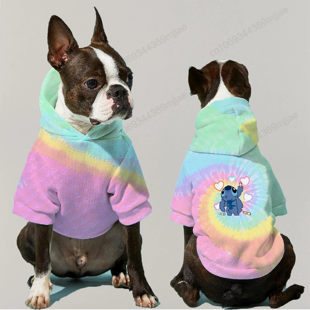 

Disney Hooded Sweater Dog Sweatshirt Things for Dogs Clothes for Pets Pet Clothing Pug French Bulldog Small Costume Suit Large