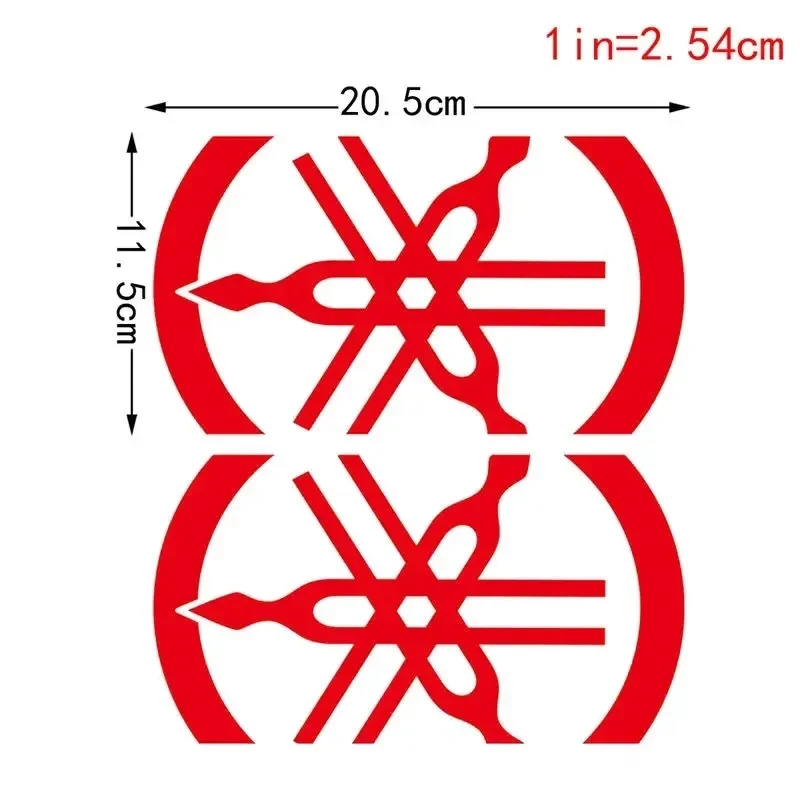 Nowe laserowe naklejki odblaskowe Yamaha Kask motocyklowy Skrzynka ogonowa Zmodyfikowane naklejki Wodoodporne naklejki dekoracyjne