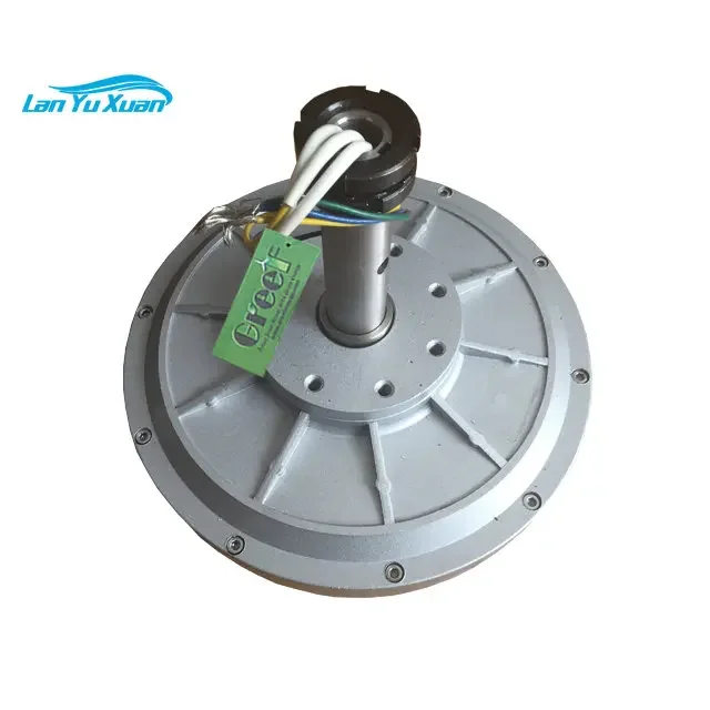 

100W 200Rpm Low Wind Speed Coreless Permanent Magnet Generator For Vertical Axis Wind Turbine