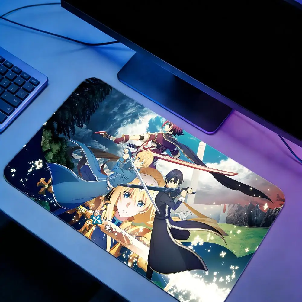 Gaming Mouse Pad SSword Art On - Pc Gaming Online บทวิจารณ์และราคา