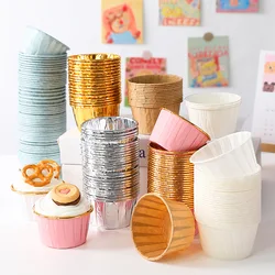 Mini Muffins Cup Paper Cupcake Wrappers Baking Cups Cases Muffin Boxes Cake Cup DIY Cake Tools Kitchen Baking Supplies