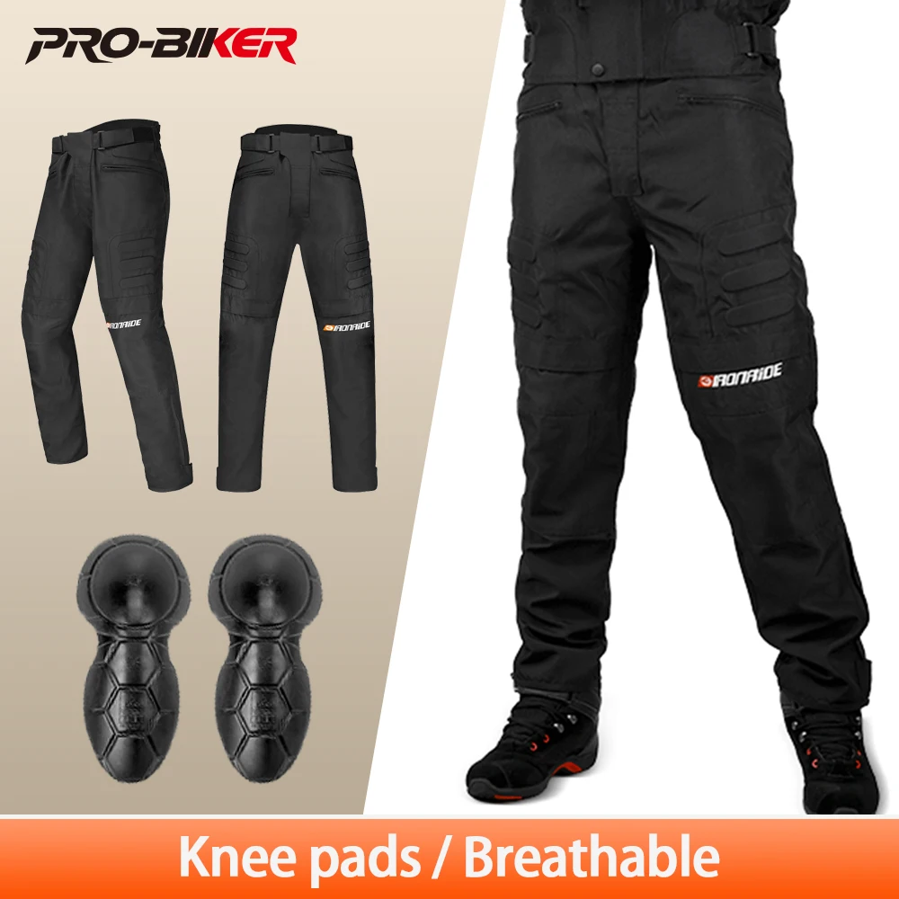

Мужские мотоциклетные брюки, износостойкие, для езды на мотокроссе, ветрозащитные, теплые, с защитным снаряжением, размеры M-3XL