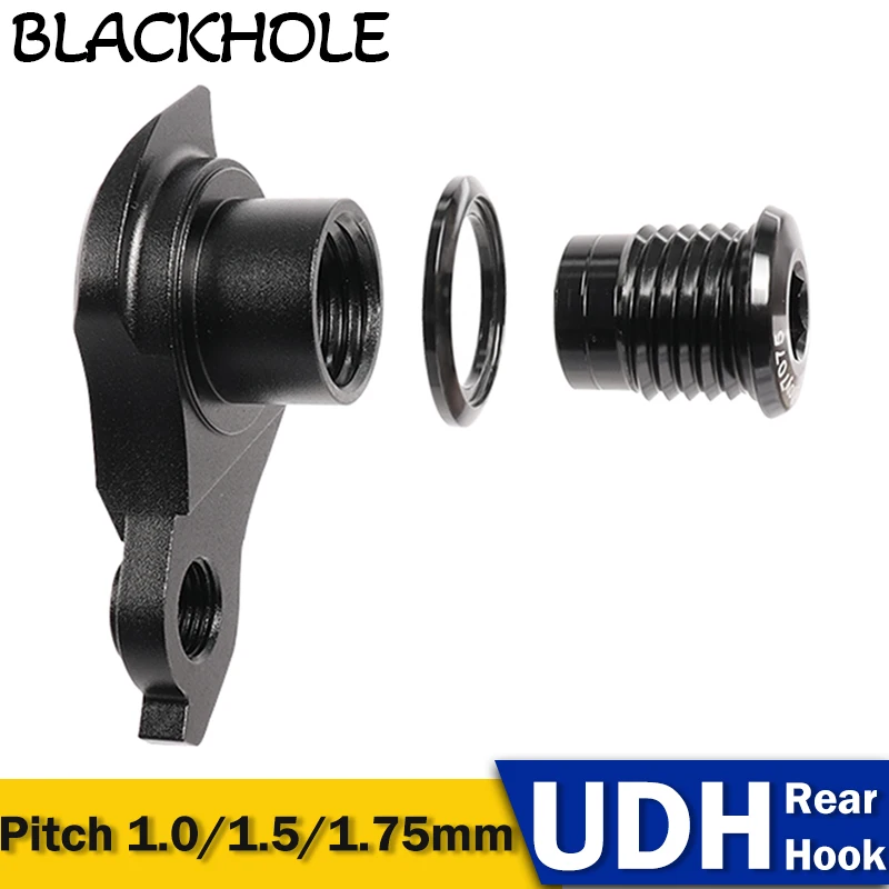UDH Rear Hook Bike Frame Pitch 1.0/1.5/1.75mm Thru Axle Rear Derailleur Hanger MTB Road E-Bike Gravel UDH Rear Hook Bike Parts