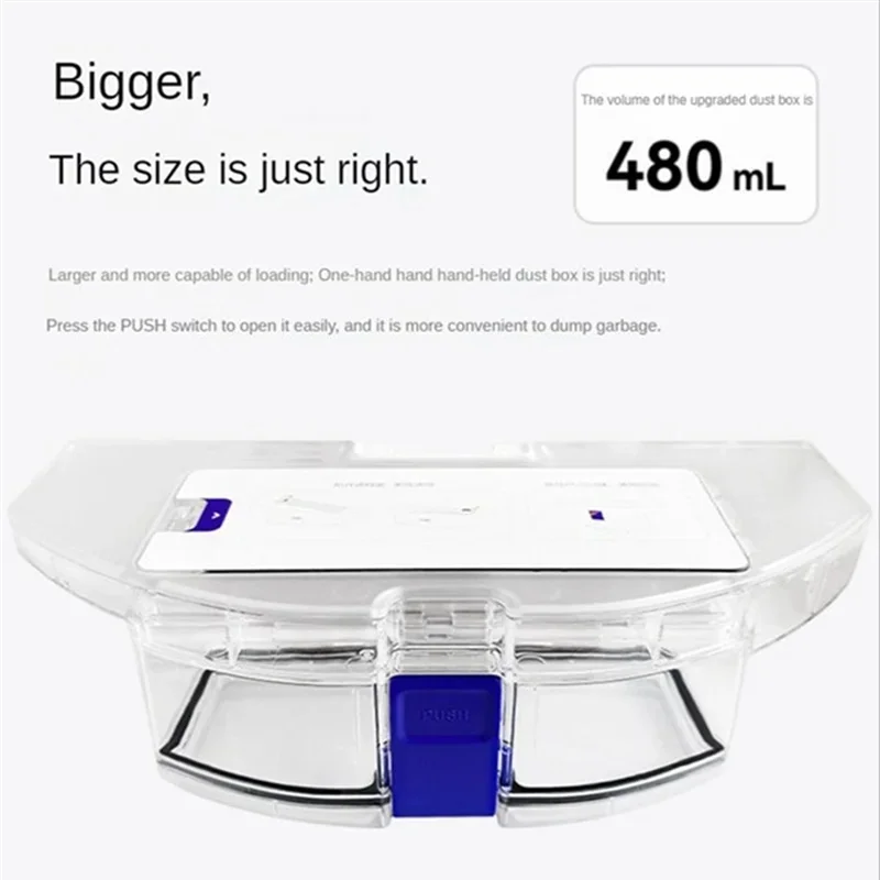 صندوق المهملات لملحقات قطع غيار المكنسة الكهربائية الروبوتية Narwal Freo / J3