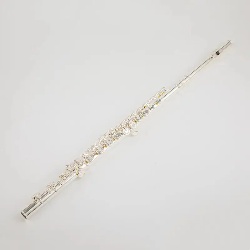 Pearl Quantz 795 C Tune Flute Cupronickel Tube Permukaan Berlapis Perak 17 Keys Open Hole Flute dengan E Keys Alat Musik