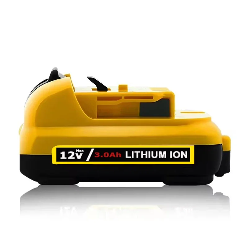 Baterie DeWalt DCB120 DCB123 DCB122 DCB127 DCB124 DCB121, 3 kusy, 3000 mAh, 10,8 V, 12 V MAX, lithium-iontová, náhradní, pro DeWalt DCB120 DCB123 DCB122 DCB127 DCB124 DCB121 - náhled 3