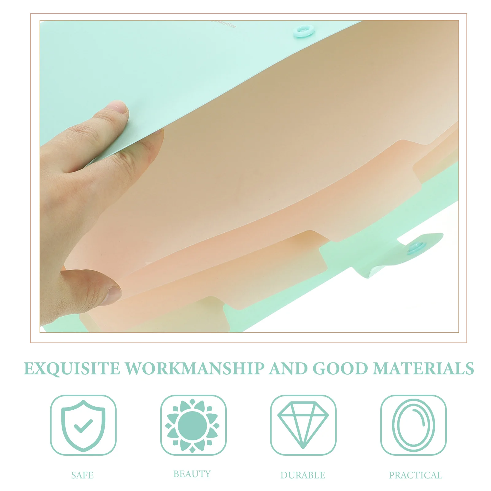 

A4 5 Pocket Organizer Portable Document For School Office Travel Accordion Folder Paper Organizer Filing